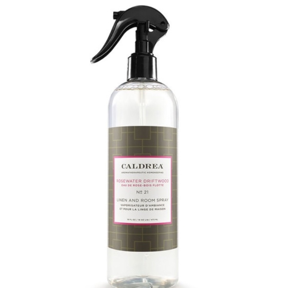 CALDREA ROSEWATER DRIFTWOOD LINEN AND ROOM SPRAY